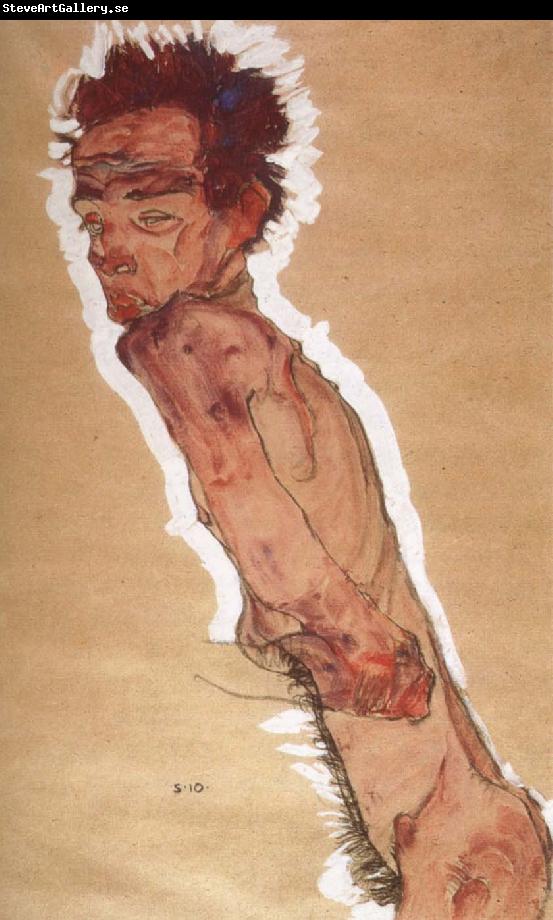 Egon Schiele Naked Self-portrait